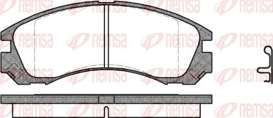 Kawe 0354 22 - Комплект спирачно феродо, дискови спирачки vvparts.bg