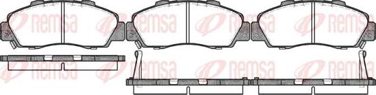 Kawe 0351 02 - Комплект спирачно феродо, дискови спирачки vvparts.bg