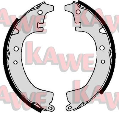 Kawe 03510 - Комплект спирачна челюст vvparts.bg