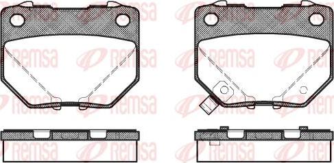 Kawe 0365 21 - Комплект спирачно феродо, дискови спирачки vvparts.bg