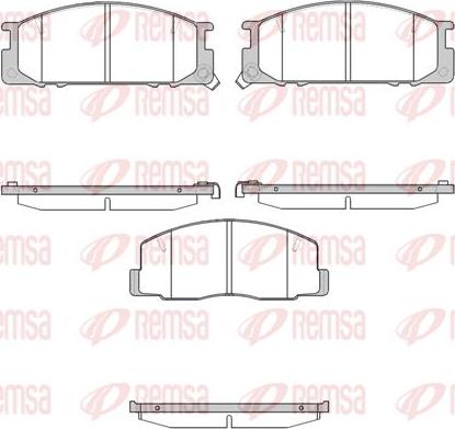 Kawe 0306 12 - Комплект спирачно феродо, дискови спирачки vvparts.bg