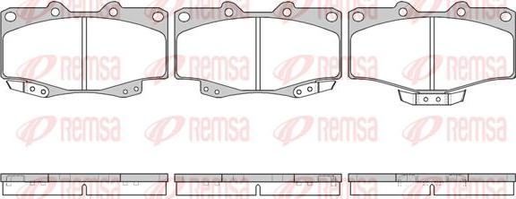 Kawe 0315 04 - Комплект спирачно феродо, дискови спирачки vvparts.bg