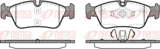 Kawe 0384 60 - Комплект спирачно феродо, дискови спирачки vvparts.bg