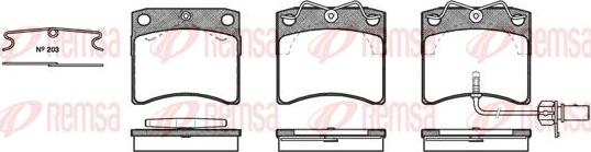 Kawe 0385 11 - Комплект спирачно феродо, дискови спирачки vvparts.bg