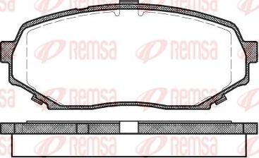 Kawe 0339 00 - Комплект спирачно феродо, дискови спирачки vvparts.bg