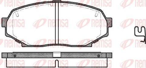 Kawe 0338 12 - Комплект спирачно феродо, дискови спирачки vvparts.bg