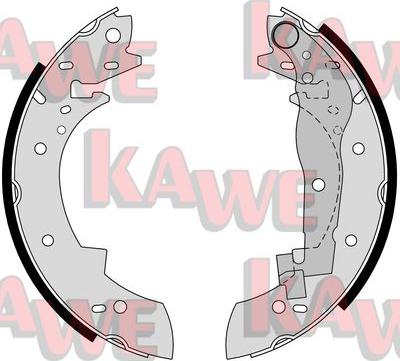 Kawe 03330 - Комплект спирачна челюст vvparts.bg