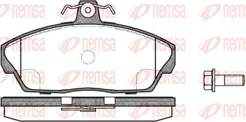 Kawe 0337 10 - Комплект спирачно феродо, дискови спирачки vvparts.bg