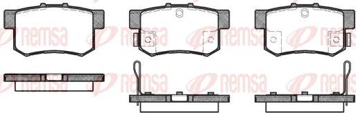 Kawe 0325 32 - Комплект спирачно феродо, дискови спирачки vvparts.bg