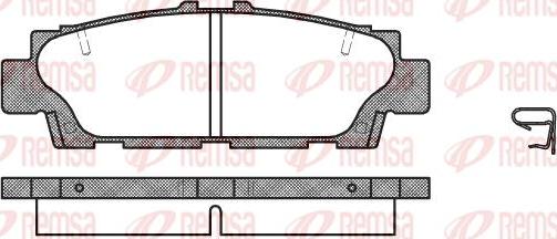 Kawe 0376 00 - Комплект спирачно феродо, дискови спирачки vvparts.bg