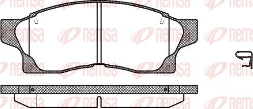 Kawe 0377 00 - Комплект спирачно феродо, дискови спирачки vvparts.bg