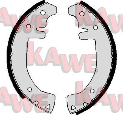 Kawe 02990 - Комплект спирачна челюст vvparts.bg