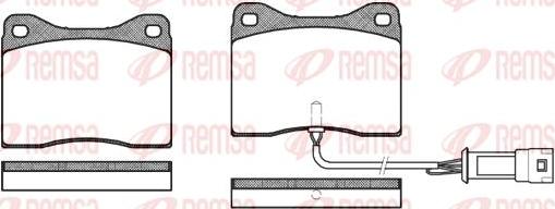 Kawe 0249 02 - Комплект спирачно феродо, дискови спирачки vvparts.bg