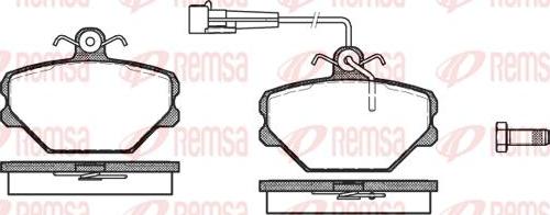 Kawe 0264 02 - Комплект спирачно феродо, дискови спирачки vvparts.bg