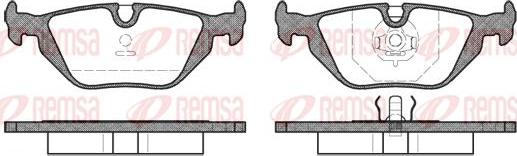 Kawe 0265 30 - Комплект спирачно феродо, дискови спирачки vvparts.bg