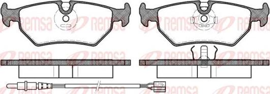 Kawe 0265 32 - Комплект спирачно феродо, дискови спирачки vvparts.bg