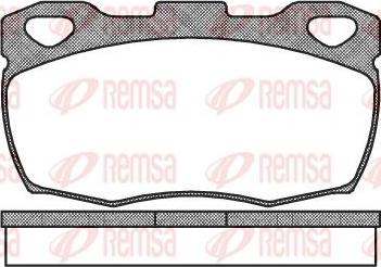 Kawe 0266 00 - Комплект спирачно феродо, дискови спирачки vvparts.bg