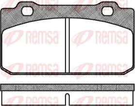 Kawe 0210 00 - Комплект спирачно феродо, дискови спирачки vvparts.bg