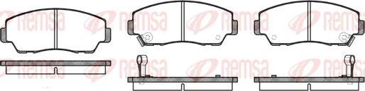 Kawe 0218 02 - Комплект спирачно феродо, дискови спирачки vvparts.bg