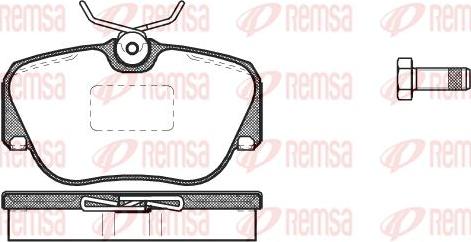 Kawe 0284 00 - Комплект спирачно феродо, дискови спирачки vvparts.bg