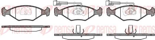 Kawe 0281 32 - Комплект спирачно феродо, дискови спирачки vvparts.bg