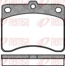 Kawe 0232 00 - Комплект спирачно феродо, дискови спирачки vvparts.bg