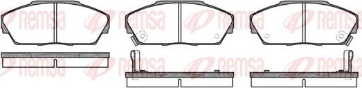 Kawe 0237 02 - Комплект спирачно феродо, дискови спирачки vvparts.bg