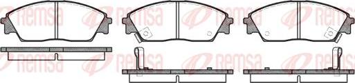 Kawe 0229 02 - Комплект спирачно феродо, дискови спирачки vvparts.bg