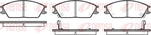 Kawe 0224 02 - Комплект спирачно феродо, дискови спирачки vvparts.bg