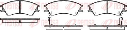 Kawe 0224 12 - Комплект спирачно феродо, дискови спирачки vvparts.bg