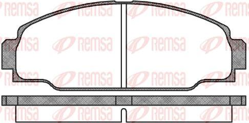 Kawe 0274 00 - Комплект спирачно феродо, дискови спирачки vvparts.bg