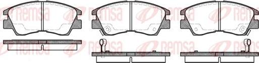 Kawe 0275 02 - Комплект спирачно феродо, дискови спирачки vvparts.bg