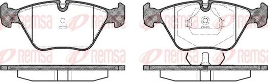 Kawe 0270 00 - Комплект спирачно феродо, дискови спирачки vvparts.bg