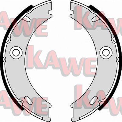 Kawe 07970 - Комплект спирачна челюст, ръчна спирачка vvparts.bg