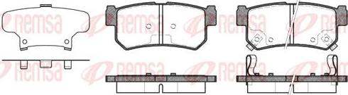 Kawe 0746 62 - Комплект спирачно феродо, дискови спирачки vvparts.bg