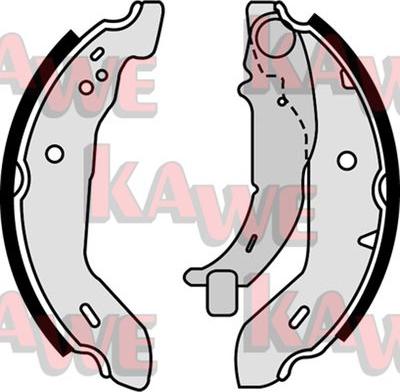 Kawe 07480 - Комплект спирачна челюст vvparts.bg