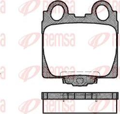 Kawe 0743 04 - Комплект спирачно феродо, дискови спирачки vvparts.bg