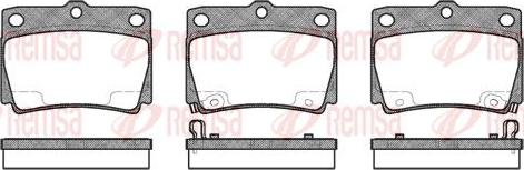 Kawe 0750 02 - Комплект спирачно феродо, дискови спирачки vvparts.bg