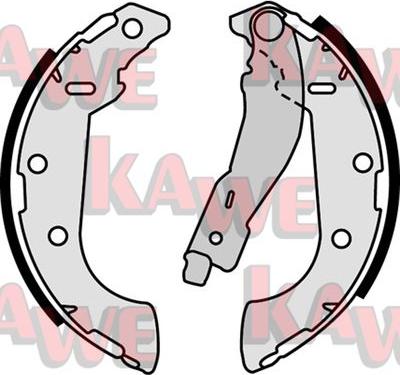 Kawe 07500 - Комплект спирачна челюст vvparts.bg