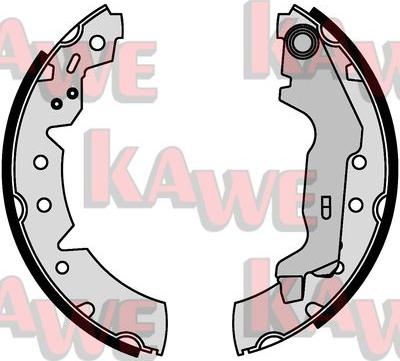 Kawe 07670 - Комплект спирачна челюст vvparts.bg