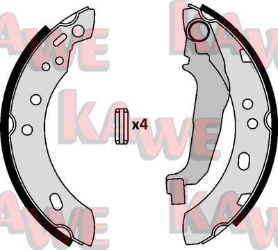 Kawe 07090 - Комплект спирачна челюст vvparts.bg