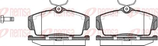 Kawe 0704 00 - Комплект спирачно феродо, дискови спирачки vvparts.bg