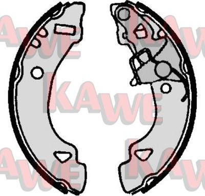 Kawe 07060 - Комплект спирачна челюст vvparts.bg