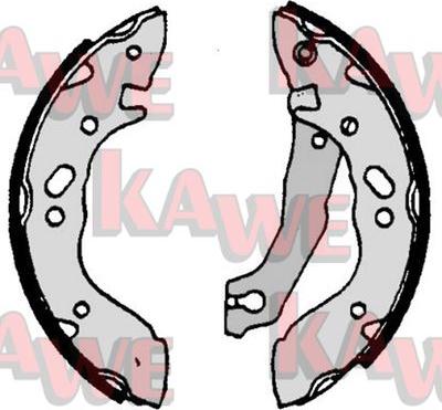 Kawe 07000 - Комплект спирачна челюст vvparts.bg