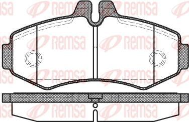 Kawe 0701 00 - Комплект спирачно феродо, дискови спирачки vvparts.bg