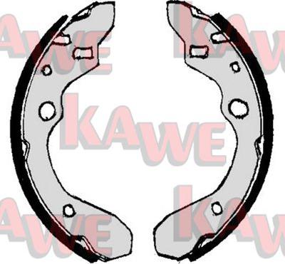 Kawe 07010 - Комплект спирачна челюст vvparts.bg