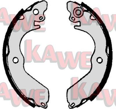 Kawe 07020 - Комплект спирачна челюст vvparts.bg