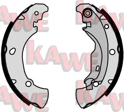 Kawe 07160 - Комплект спирачна челюст vvparts.bg