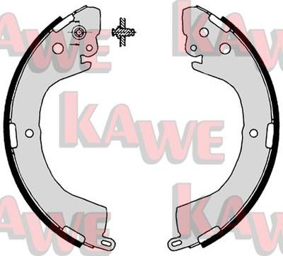 Kawe 07890 - Комплект спирачна челюст vvparts.bg