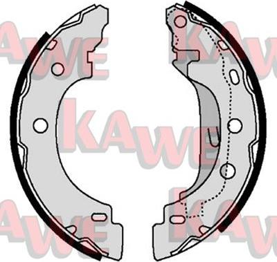 Kawe 07330 - Комплект спирачна челюст vvparts.bg